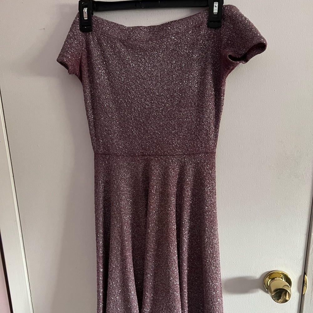 Purple sparkly dress